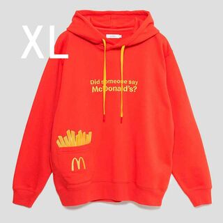 グラニフ(Design Tshirts Store graniph)のXLサイズ　グラニフ　マクドナルド　「マックフライポテト ポケット2」パーカー(その他)