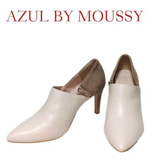 アズールバイマウジー(AZUL by moussy)の✨新品✨AZUL BY MOUSSY★レザー★スエード★ブーティ★パンプス(ブーティ)