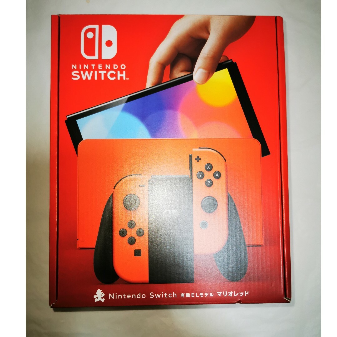 Nintendo SWITCH 有機EL ネオンレッド スイッチ エンタメ/ホビーのゲームソフト/ゲーム機本体(家庭用ゲーム機本体)の商品写真