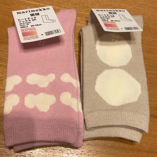 ユニクロ(UNIQLO)のGIRLS ヒートテックソックス  2足(ソックス)