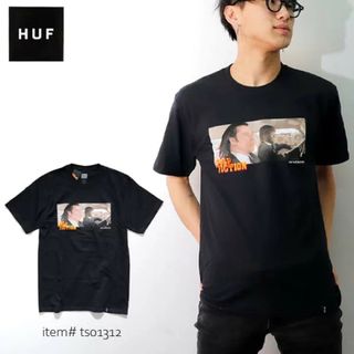 ハフ(HUF)のHUF x PULP FICTION Tシャツ S ROYALE ブラック(Tシャツ/カットソー(半袖/袖なし))