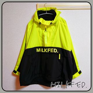 ミルクフェド(MILKFED.)のMILKFED.★NEON COLOR OVERSIZED ANORAK(ナイロンジャケット)