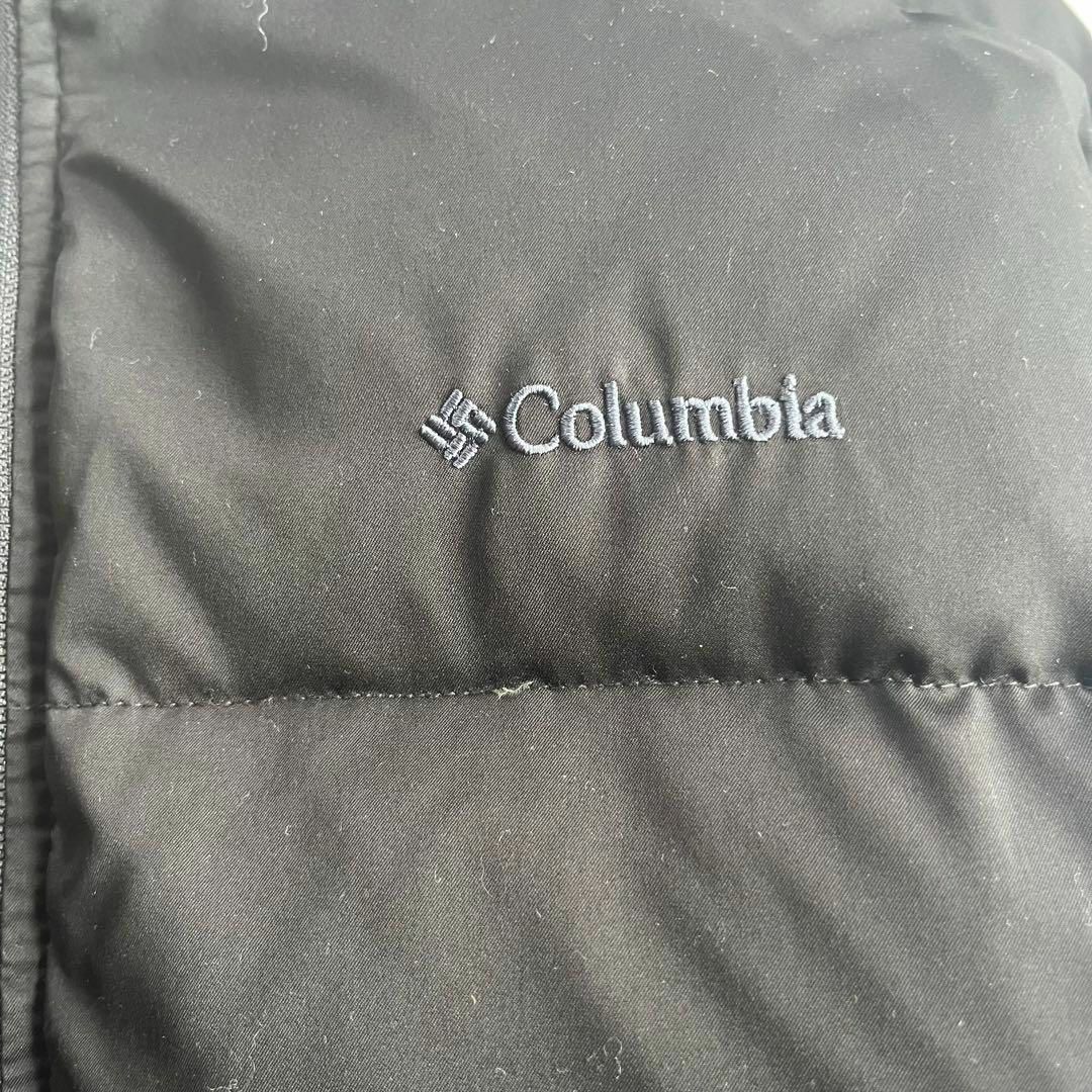 Columbia(コロンビア)の【肉厚】コロンビア オムニヒート ダウンジャケット　刺繍ロゴ　黒　L レディースのジャケット/アウター(ダウンジャケット)の商品写真