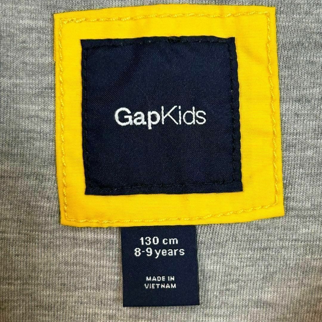 GAP(ギャップ)の【Gap】キッズプルジップジャケット　パーカー　コットン　イエロー　130 キッズ/ベビー/マタニティのキッズ服男の子用(90cm~)(ジャケット/上着)の商品写真