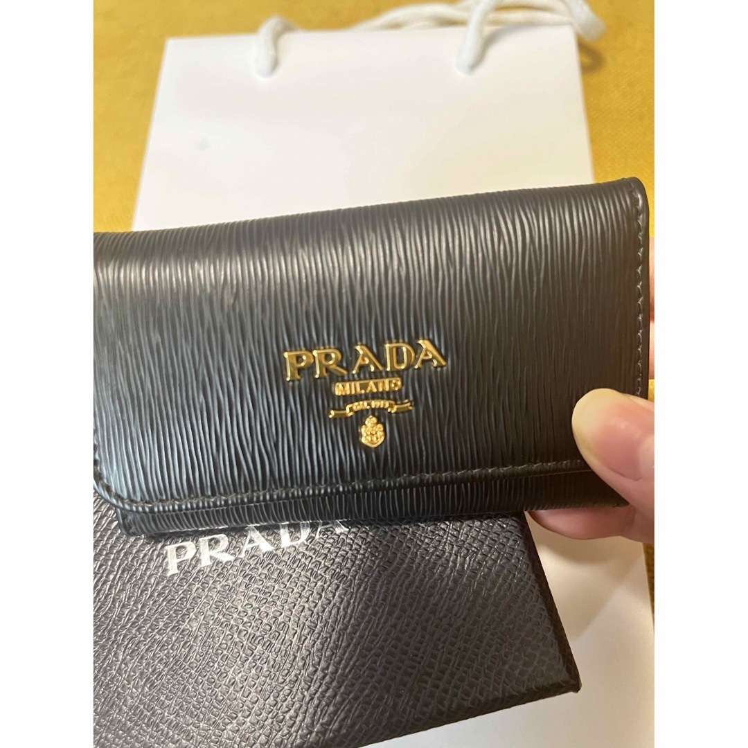 PRADA(プラダ)の【本物保証書付】PRADAプラダ　キーケース VITELLO MOVE レディースのファッション小物(キーケース)の商品写真