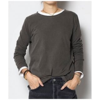 ドゥーズィエムクラス(DEUXIEME CLASSE)のDeuxieme Classe⭐︎Layering Tシャツ⭐︎グレー(カットソー(長袖/七分))