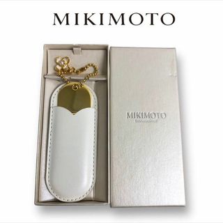 MIKIMOTO - 【未使用・送料無料】MIKIMOTO ミキモト ミラーチャーム 手鏡 ゴールド