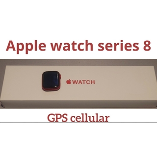 アップルウォッチ(Apple Watch)のApple watch series8 美品 バンド未使用 PRODUCTRED(腕時計(デジタル))