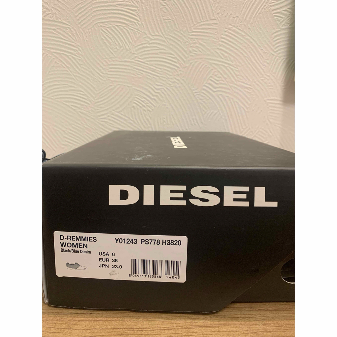 DIESEL(ディーゼル)のDIESEL レースアップシューズ　23.0 美品 レディースの靴/シューズ(ローファー/革靴)の商品写真