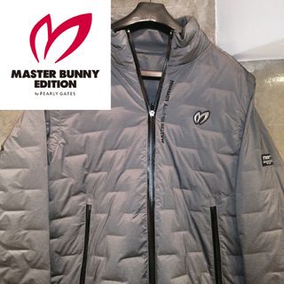 マスターバニーエディション(MASTER BUNNY EDITION)の【2way 希少サイズ5】マスターバニーエディション　両面ロゴ　ブルゾン　ダウン(ウエア)