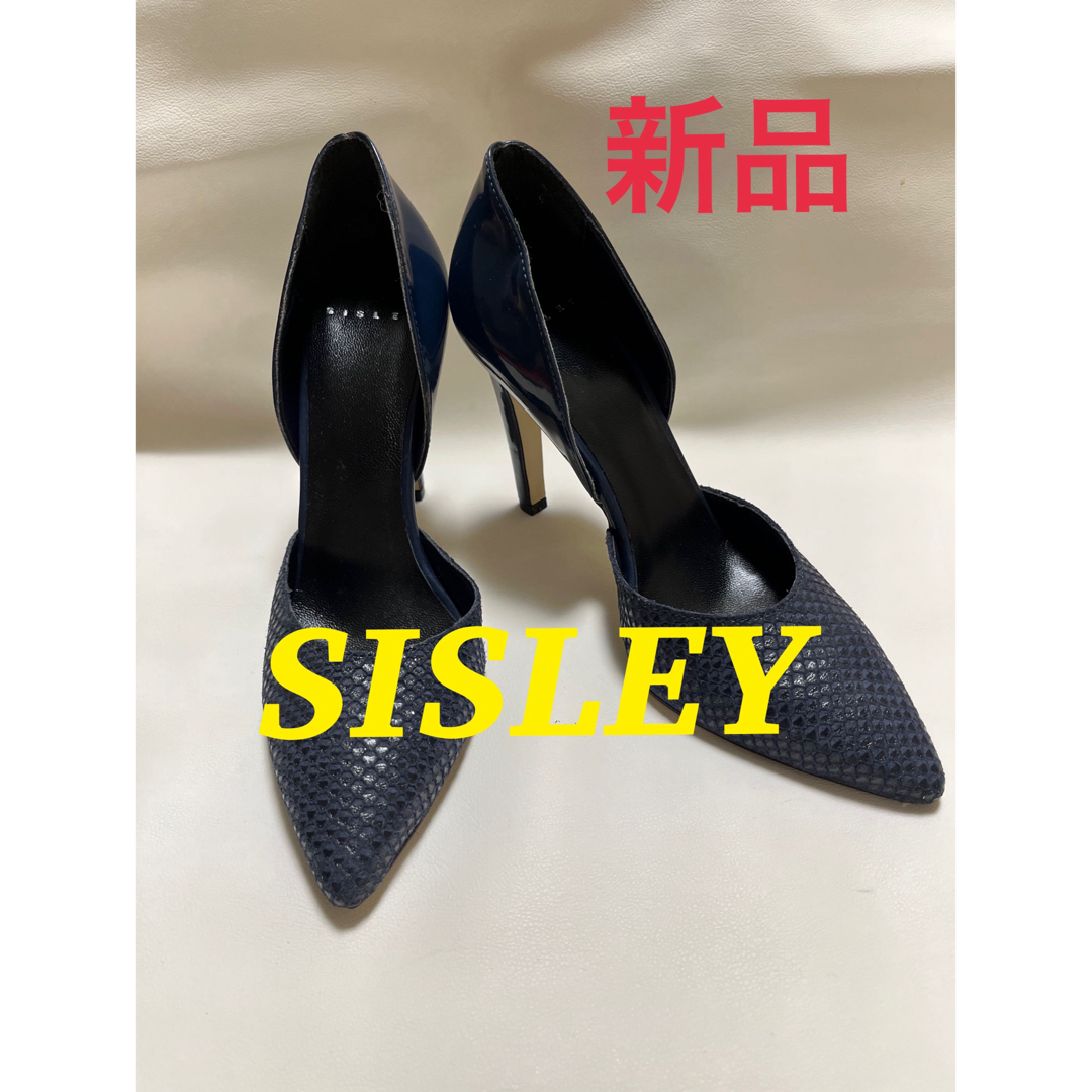 Sisley(シスレー)の【お値下！】【新品】SISLEY ハイヒール 濃紺 37 レディースの靴/シューズ(ハイヒール/パンプス)の商品写真