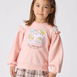 エニィファム(anyFAM)の80 90すみっコぐらし any FAM KIDS トップス スウェット ピンク(トレーナー)