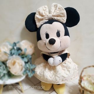 ディズニーぬいもーずコスチューム◎シンプルアイボリーワンピース♡(キャラクターグッズ)