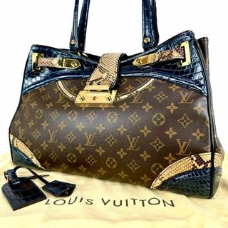 ルイヴィトン(LOUIS VUITTON)の超希少☆極美品☆ルイヴィトン クロコダイル パイソン モノグラム トートバッグ(ハンドバッグ)