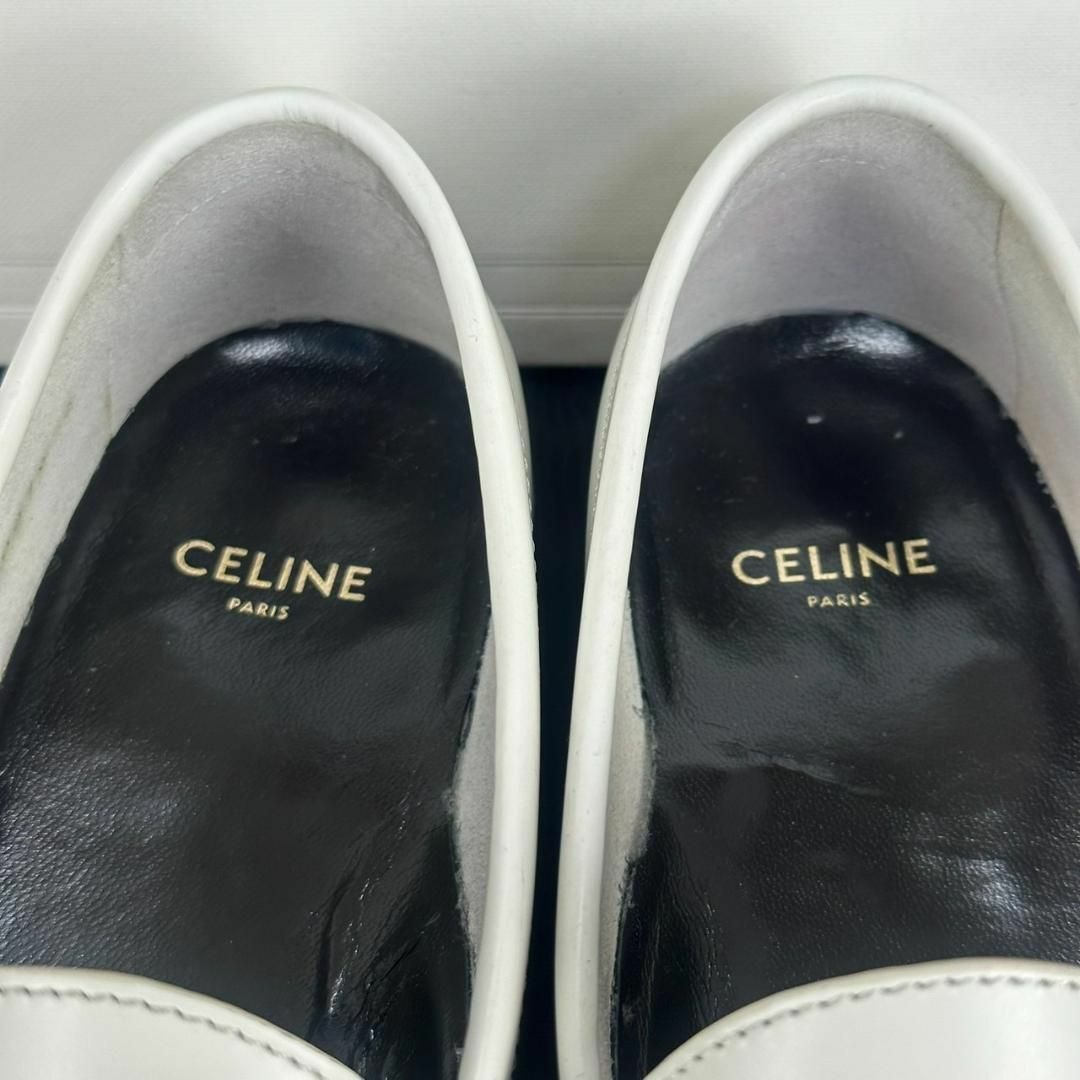 celine(セリーヌ)の現行品☆極美品☆セリーヌ ルコ トリオンフローファー 35.5 カーフスキン レディースの靴/シューズ(ローファー/革靴)の商品写真