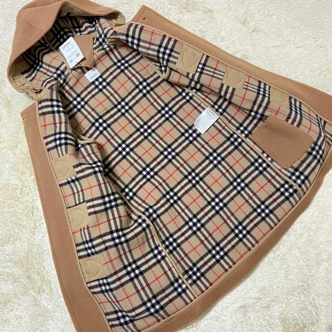 BURBERRY(バーバリー)のタグ付 26万円 BURBERRY 超高級ダッフルコート アウター レディース: レディースのジャケット/アウター(ダッフルコート)の商品写真