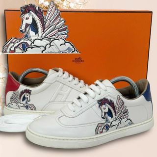 エルメス(Hermes)の希少☆極美品☆エルメス ペガサス クイック スニーカー レザー QUICKER(スニーカー)