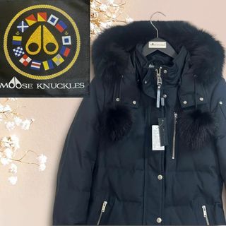 ムースナックルズ(MOOSE KNUCKLES)の22万☆タグ付き☆ムースナックルズ ロング ダウンコート ダウンジャケット(ダウンジャケット)