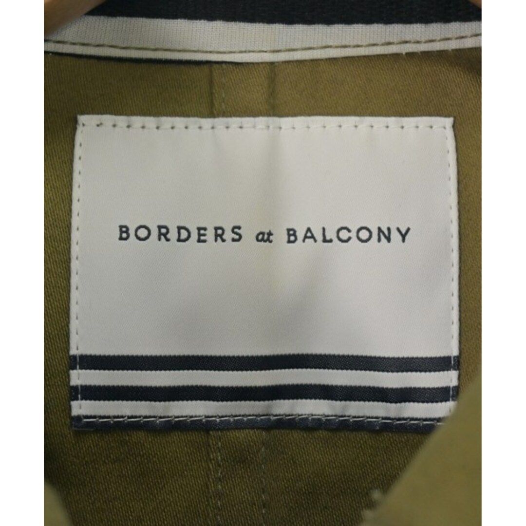 BORDERS at BALCONY(ボーダーズアットバルコニー)のBORDERS at BALCONY ミリタリーブルゾン 38(M位) カーキ 【古着】【中古】 レディースのジャケット/アウター(ミリタリージャケット)の商品写真