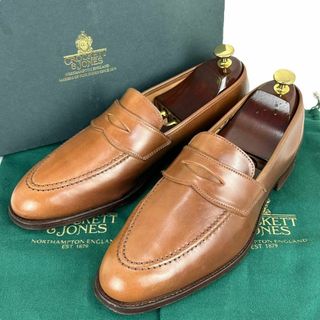 Crockett&Jones - 13万☆ウイスキーコードバン☆クロケット＆ジョーンズ 8.5 コインローファー