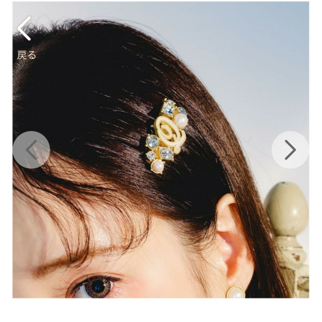 Q-pot.(キューポット)のQ-pot. スィートバレッタ レディースのヘアアクセサリー(バレッタ/ヘアクリップ)の商品写真