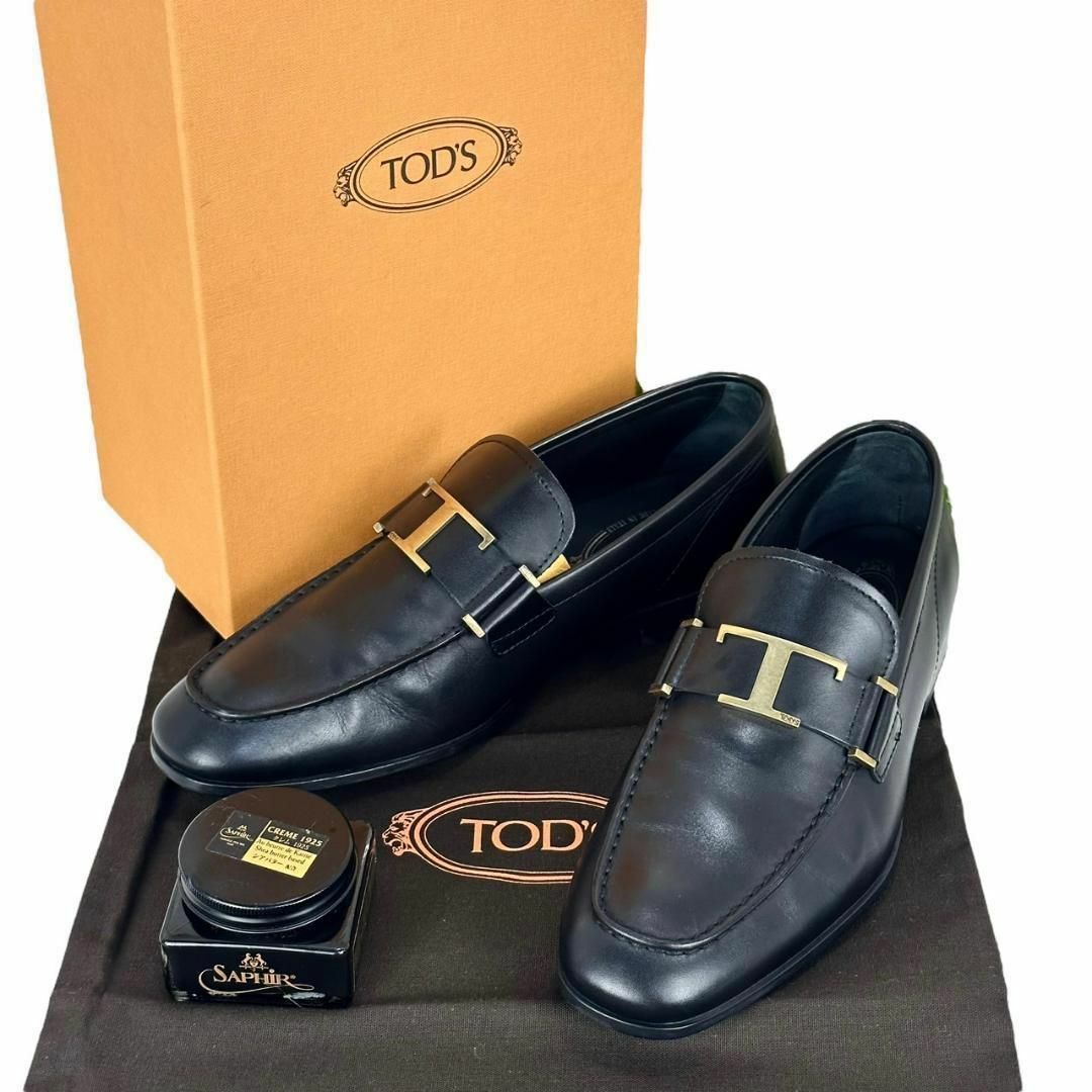 TOD'S(トッズ)の☆美品☆トッズ タイムレス 6/25cm ローファー T金具 ビジネスシューズ メンズの靴/シューズ(スリッポン/モカシン)の商品写真