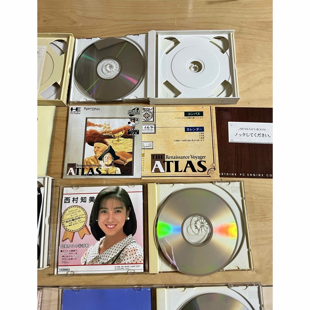 PCエンジン　ソフト　hu card CD-ROM エンタメ/ホビーのゲームソフト/ゲーム機本体(家庭用ゲームソフト)の商品写真