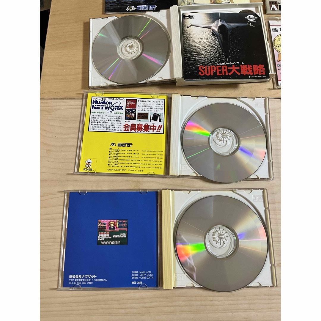 PCエンジン　ソフト　hu card CD-ROM エンタメ/ホビーのゲームソフト/ゲーム機本体(家庭用ゲームソフト)の商品写真