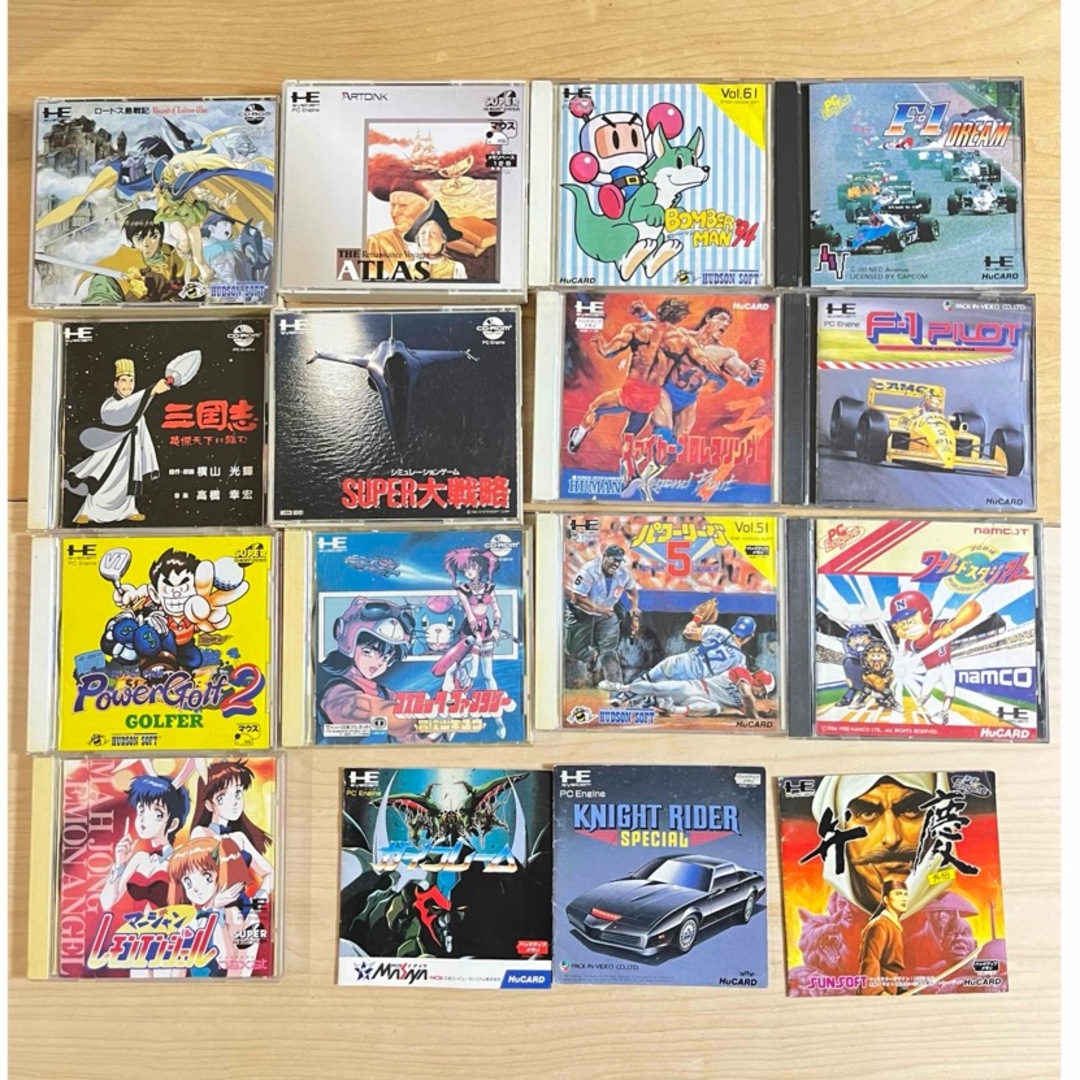 PCエンジン　ソフト　hu card CD-ROM エンタメ/ホビーのゲームソフト/ゲーム機本体(家庭用ゲームソフト)の商品写真