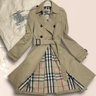 バーバリー(BURBERRY)の☆現行タグ☆BURBERRY トレンチコート 付属品あり ベージュ バーバリー(トレンチコート)