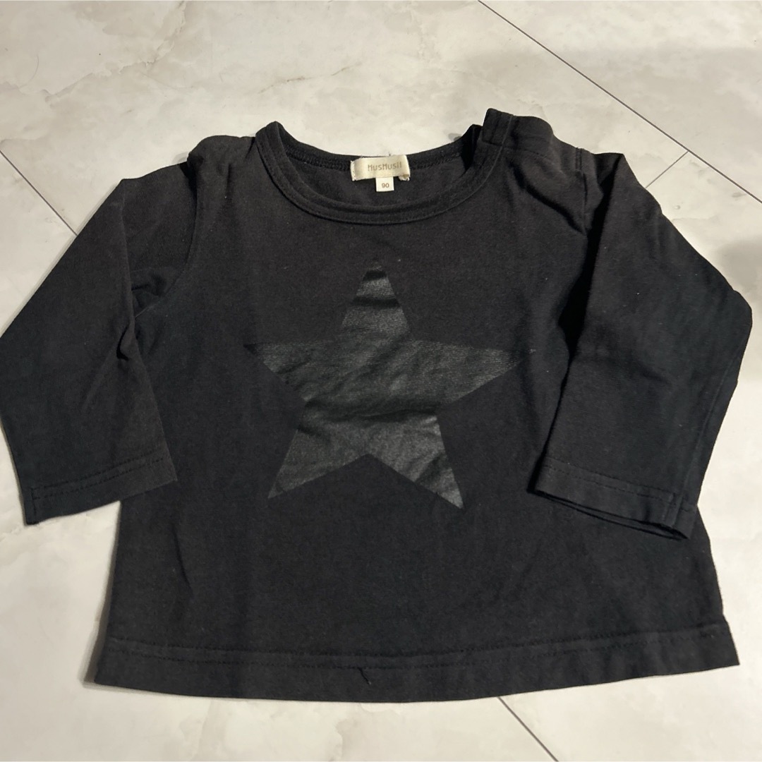 HusHush(ハッシュアッシュ)のハッシュアッシュ　ロンT 90 キッズ/ベビー/マタニティのキッズ服男の子用(90cm~)(Tシャツ/カットソー)の商品写真