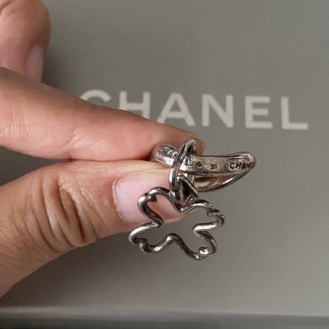 正規品 CHANEL シルバー製リング 正規品 CHANEL シルバー製リング