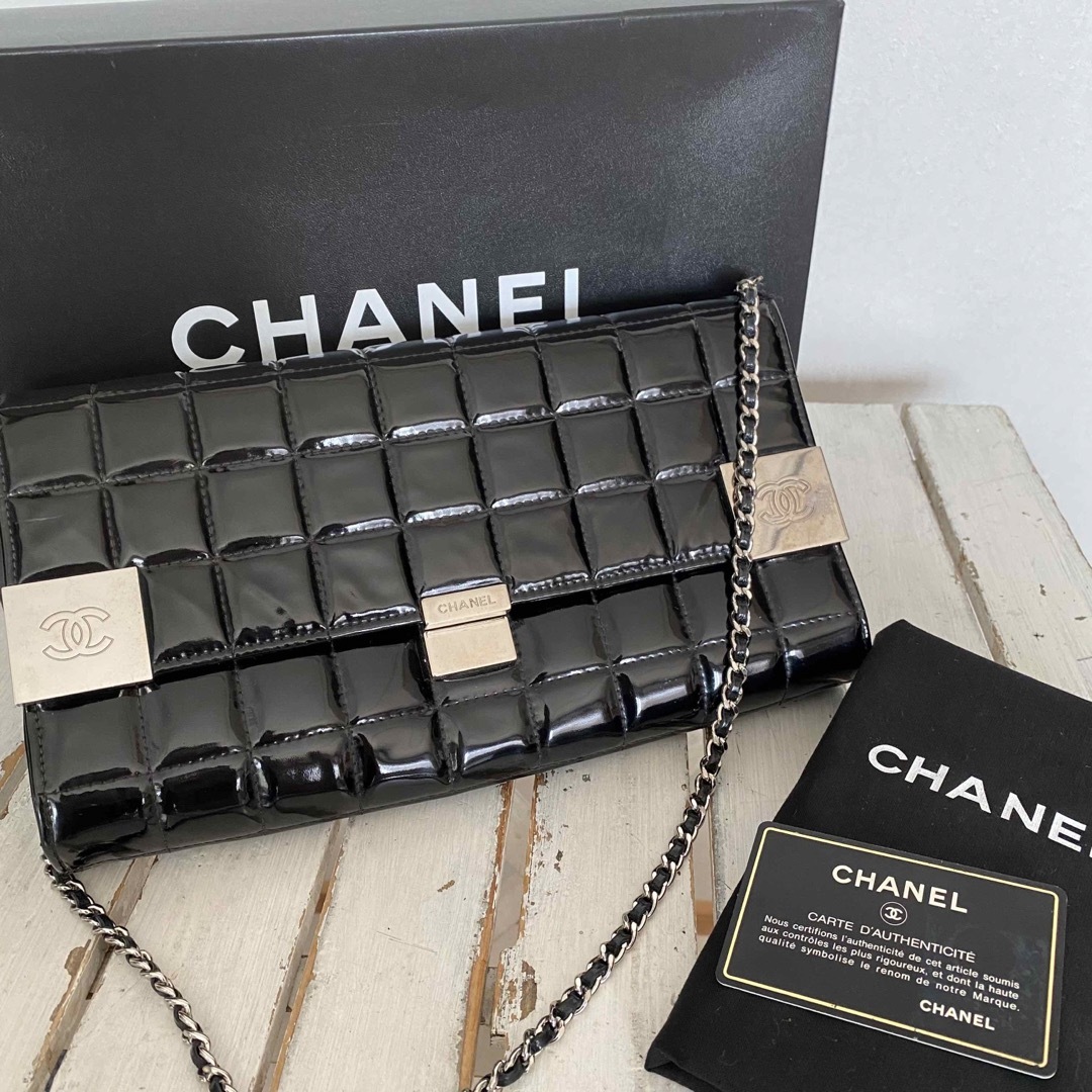 正規品 CHANEL チェーンショルダーバッグ クラッチバッグ 2wayショルダーバッグ