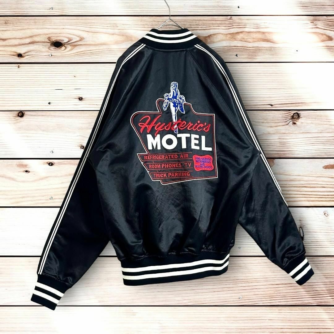 現行品 ヒステリックグラマー HYSTERIC’S MOTEL サテンジャケットスカジャン