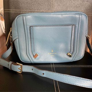 ランバンオンブルー(LANVIN en Bleu)のランバンオンブルー　LANVAN en Blueショルダーバッグ　水色×ゴールド(ショルダーバッグ)