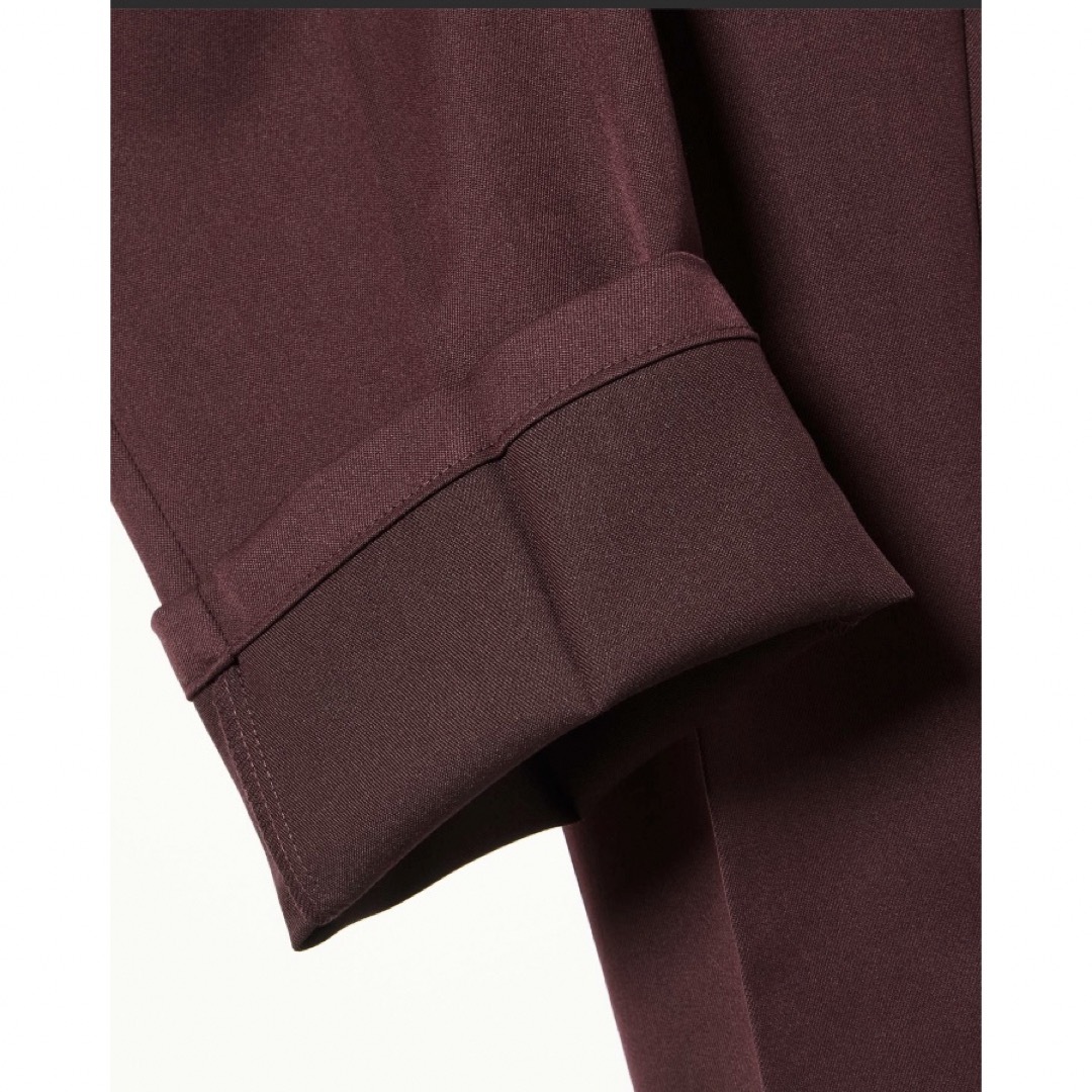 EMMA CLOTHES(エマクローズ)の新品タグ付き　TRストレッチスーツ地 ワンタック テーパードセミワイドパンツ メンズのパンツ(スラックス)の商品写真