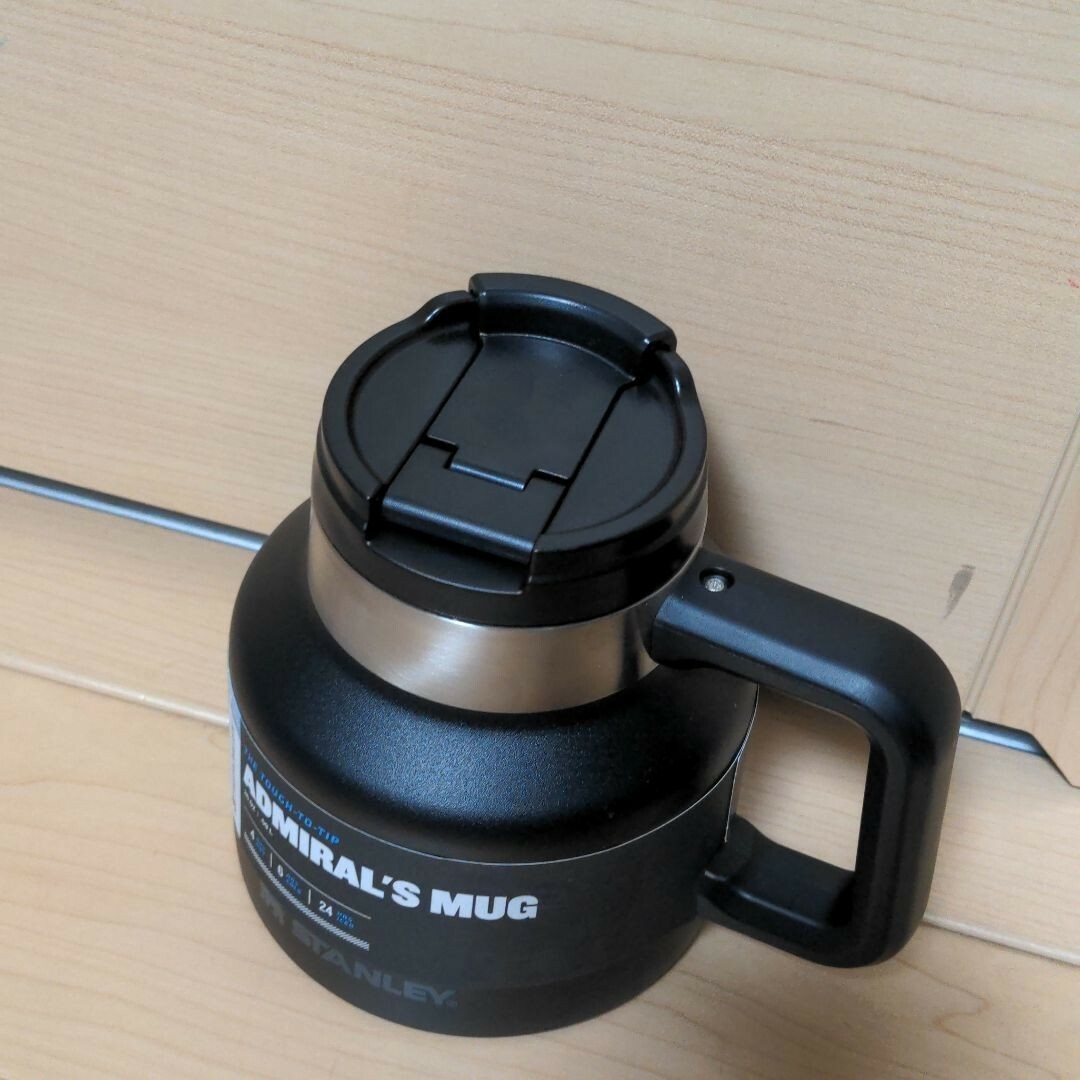 Stanley(スタンレー)の【新品】スタンレー stanley アドミラルマグ ブラック スポーツ/アウトドアのアウトドア(調理器具)の商品写真