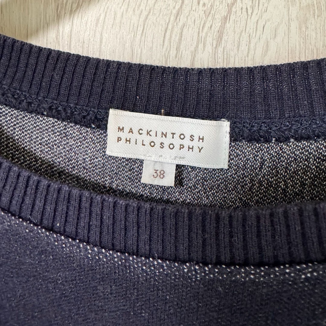 MACKINTOSH PHILOSOPHY(マッキントッシュフィロソフィー)のマッキントッシュフィロソフィー　セーター　綿100% レディースのトップス(ニット/セーター)の商品写真