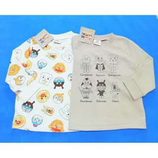 アンパンマン(アンパンマン)の新品　95cm　アンパンマン　それいけ！長袖トレーナー2枚セット(Tシャツ/カットソー)