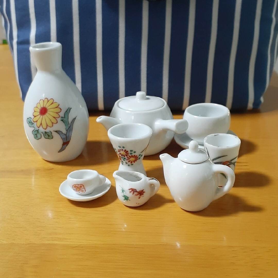 有田焼ミニチュア ハンドメイドのおもちゃ(ミニチュア)の商品写真