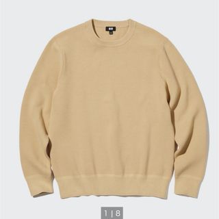 ユニクロ(UNIQLO)のUNIQLO ウォッシャブルストレッチミラノリブクルーネックセーター(ニット/セーター)