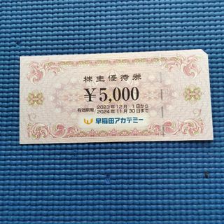 早稲田アカデミー株主優待券　5000円(その他)