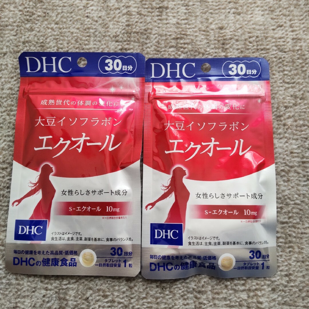 DHC(ディーエイチシー)のDHCエクオール30日分2袋 食品/飲料/酒の健康食品(その他)の商品写真