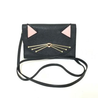 ケイトスペードニューヨーク(kate spade new york)のケイトスペード 財布 WLRU3102 黒 猫(財布)