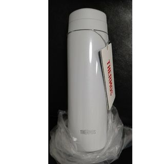 サーモス(THERMOS)の即決OK！　新品未使用　サーモス　ケータイマグ　ホワイトグレー　0.35l　箱無(弁当用品)