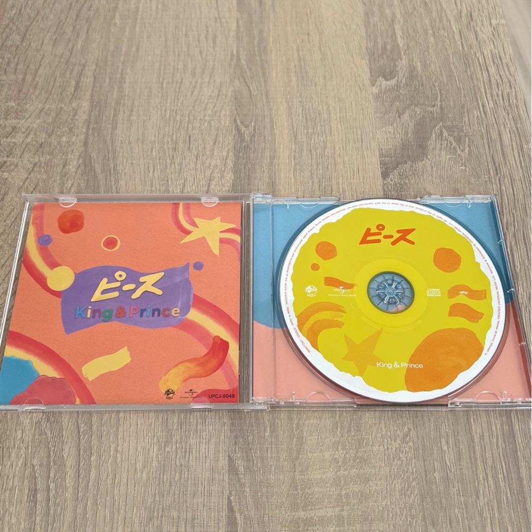 King & Prince(キングアンドプリンス)のピース　通常盤（初回プレス） エンタメ/ホビーのCD(ポップス/ロック(邦楽))の商品写真