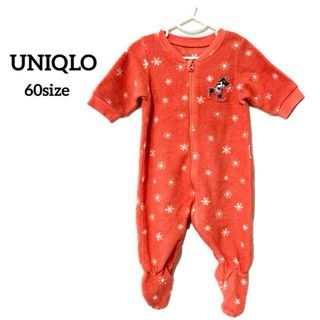 ユニクロ(UNIQLO)のUNIQLO ユニクロ カバーオール ロンパース ミニー Disney  60(カバーオール)