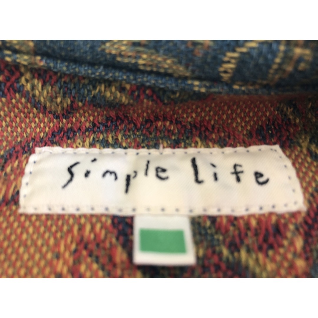 SIMPLE LIFE(シンプルライフ)のsimple life ジャケット　綿100％ レディースのジャケット/アウター(その他)の商品写真