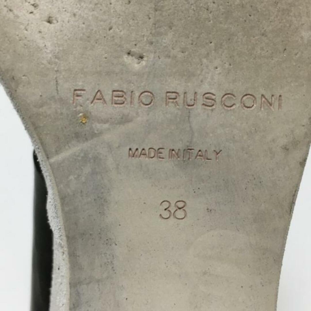 FABIO RUSCONI(ファビオルスコーニ)のファビオルスコーニ ミュール 38 - レザー レディースの靴/シューズ(ミュール)の商品写真