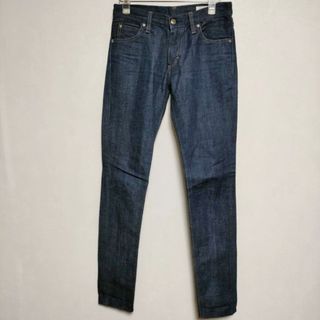 ハイク(HYKE)のHYKE TIGHT SLIM タイトスリム ジーンズ 26 デニムパンツ ネイビー レディース ハイク【中古】3-1224G∞(デニム/ジーンズ)